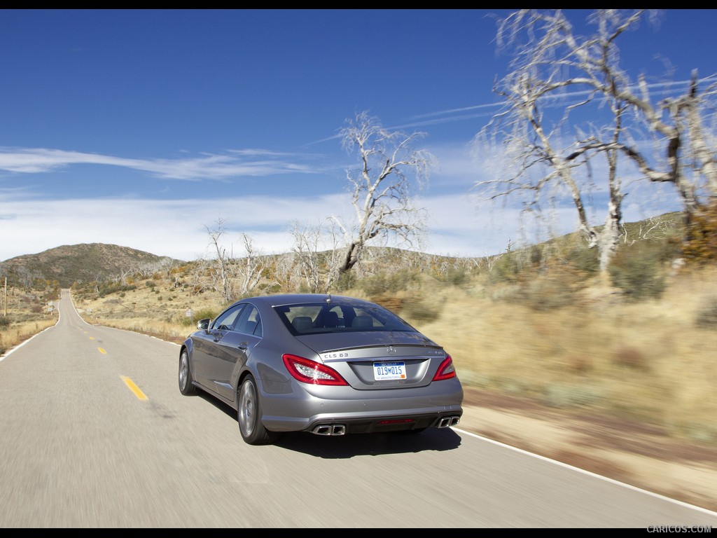 Mercedes-Benz CLS 63 AMG (2012)  - Rear Angle 