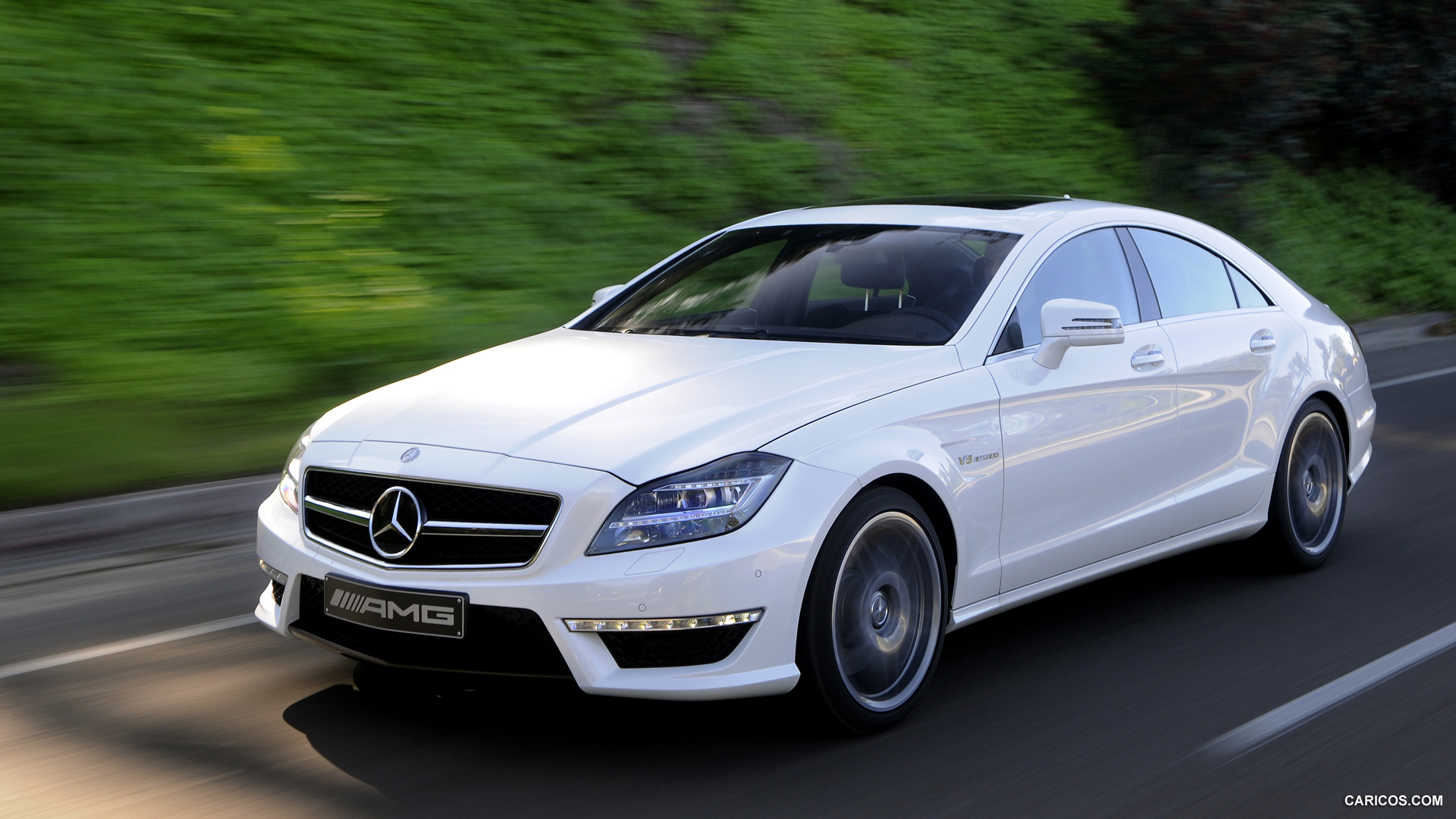 Mercedes-Benz CLS63 AMG (2012) US-Version - Diamond White - Front , #1 of 100