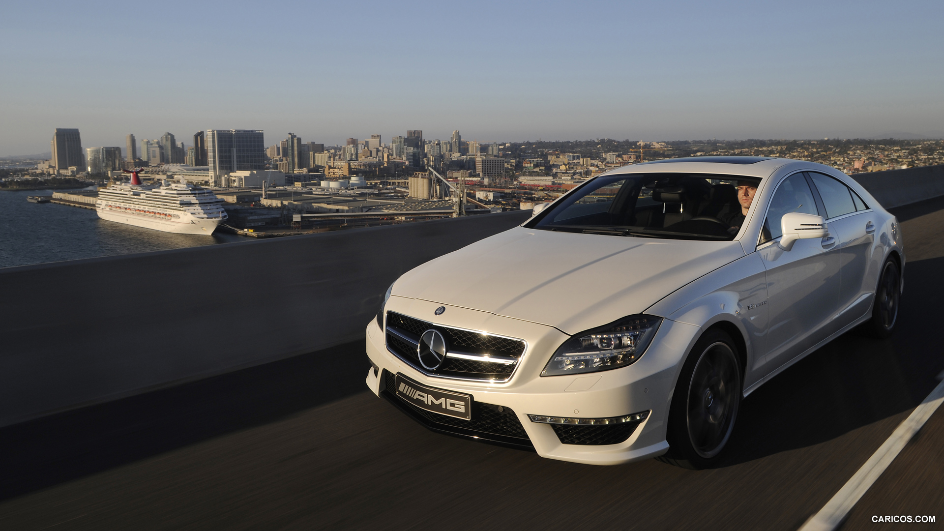 Mercedes-Benz CLS63 AMG (2012) US-Version - Diamond White - Front , #8 of 100