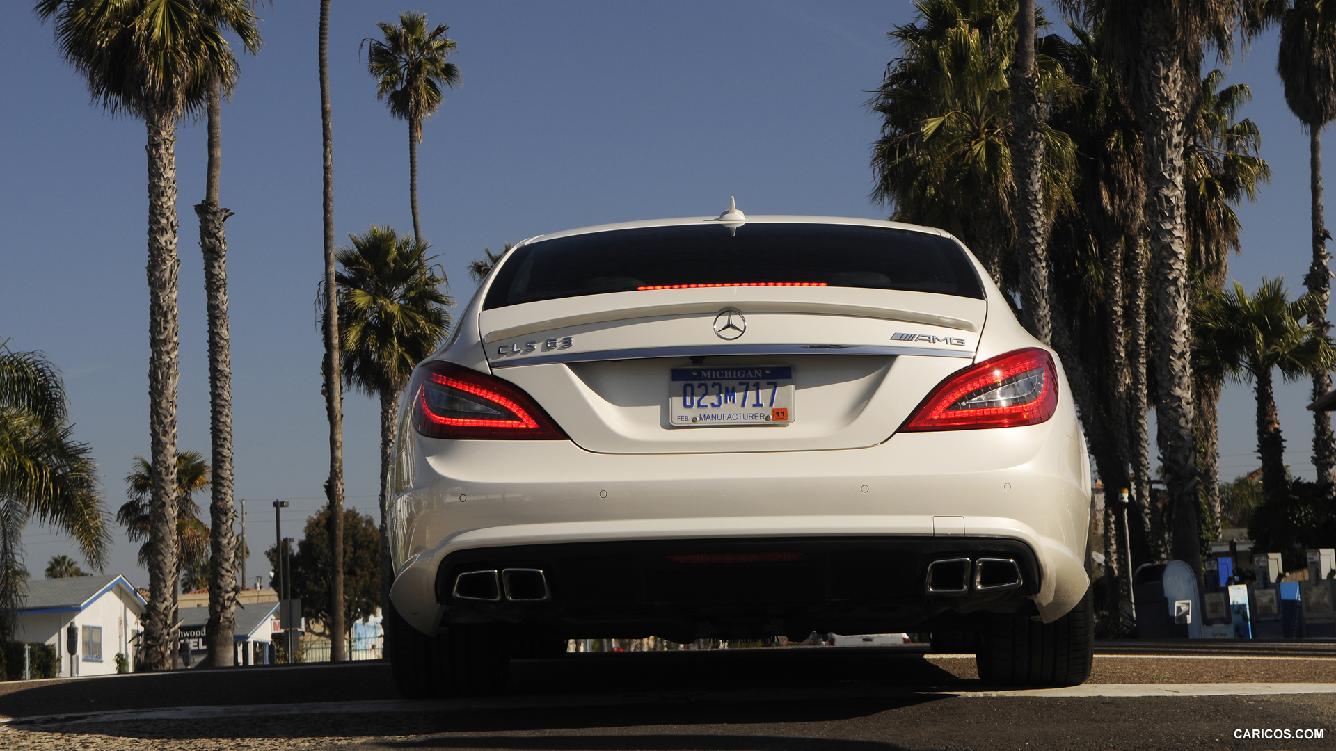 Mercedes-Benz CLS63 AMG (2012) US-Version - Diamond White - Rear , #18 of 100