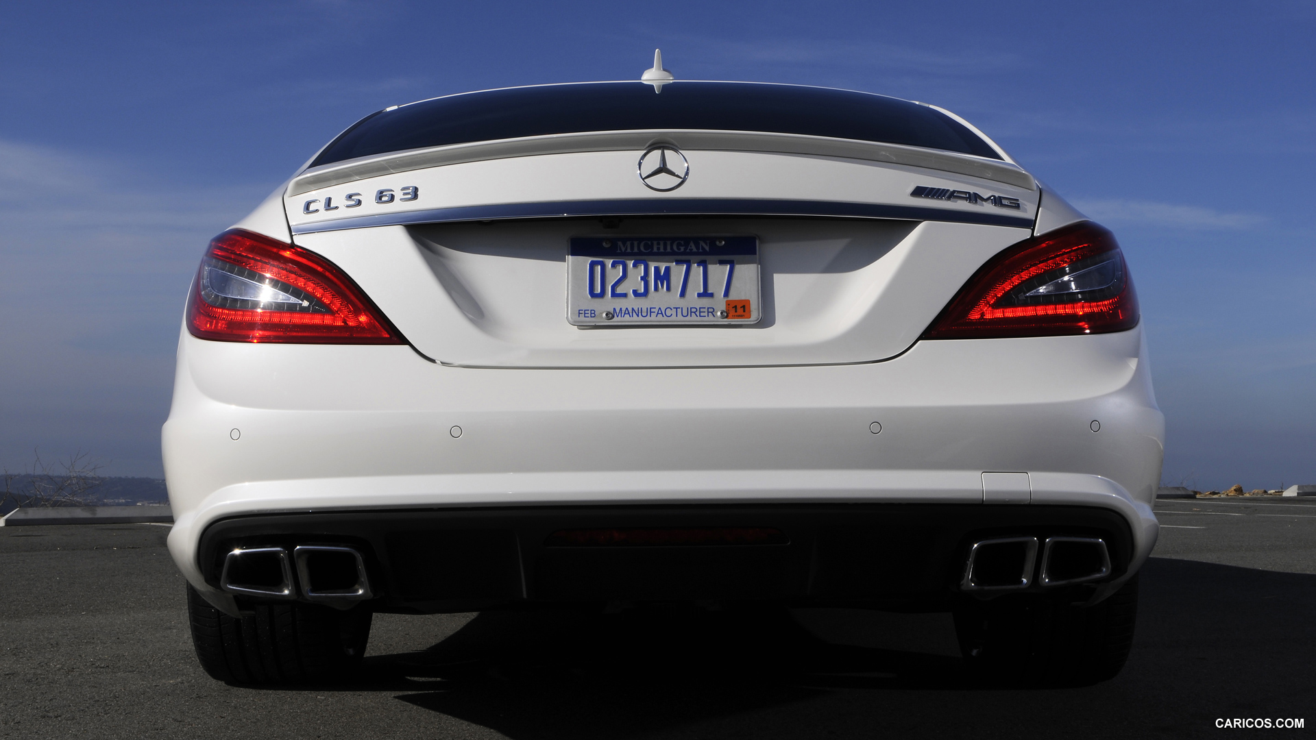Mercedes-Benz CLS63 AMG (2012) US-Version - Diamond White - Rear , #30 of 100