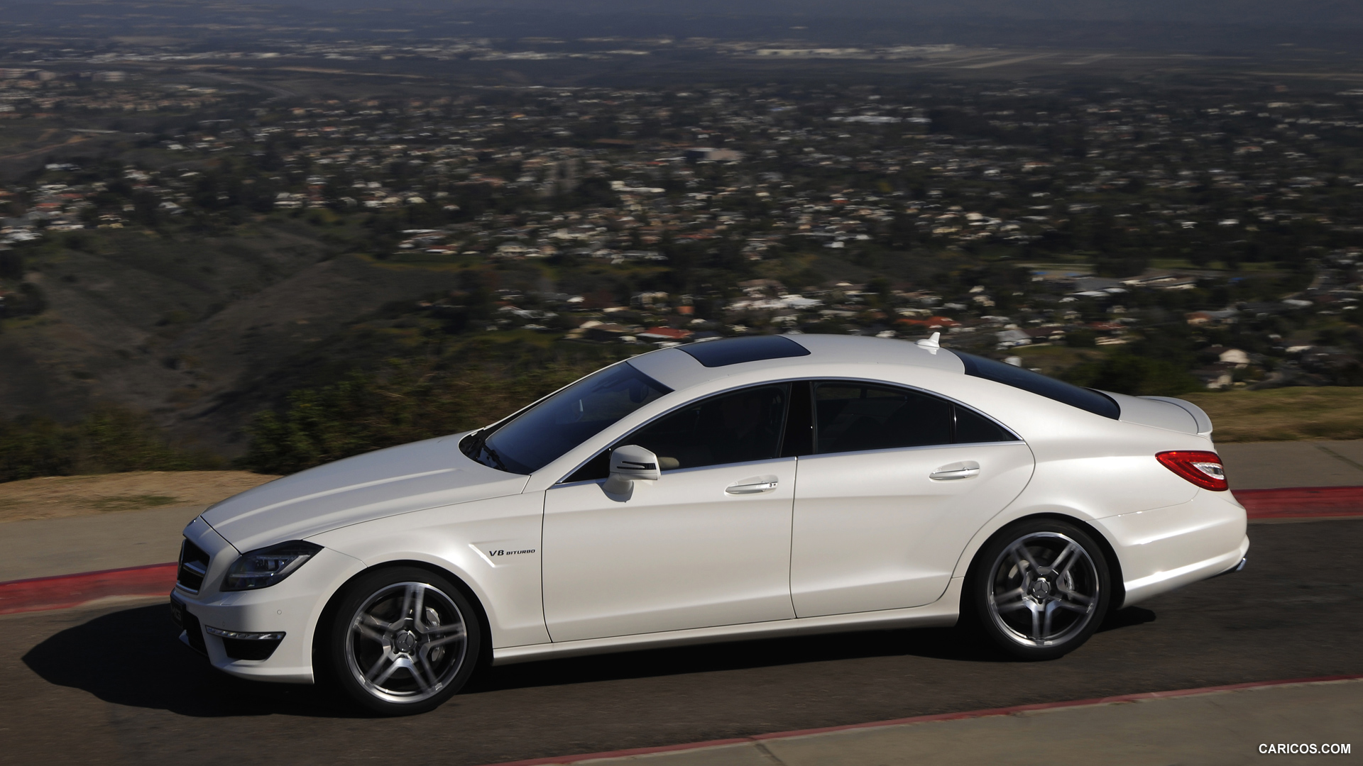 Mercedes-Benz CLS63 AMG (2012) US-Version - Diamond White - Side, #13 of 100