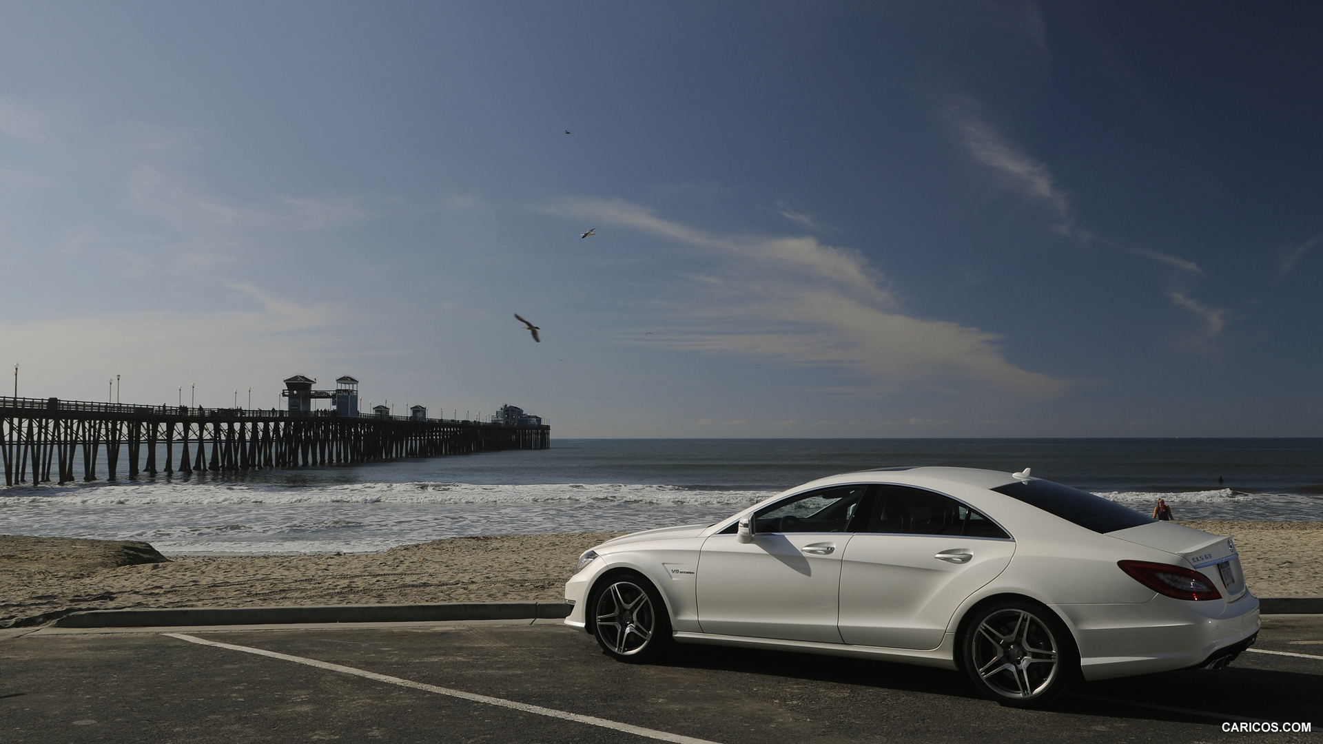 Mercedes-Benz CLS63 AMG (2012) US-Version - Diamond White - Side, #14 of 100