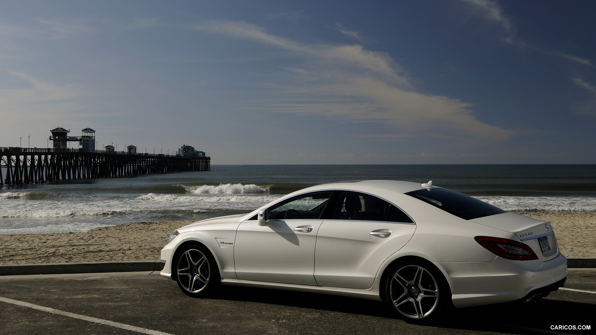 Mercedes-Benz CLS63 AMG (2012) US-Version - Diamond White - Side, #15 of 100