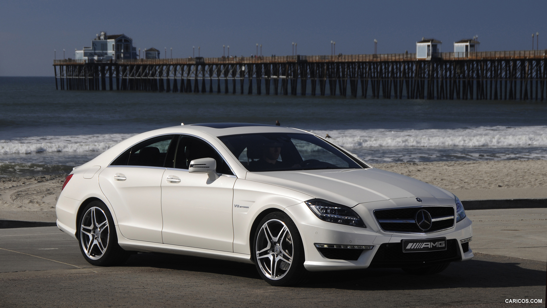 Mercedes-Benz CLS63 AMG (2012) US-Version - Diamond White - Side, #16 of 100