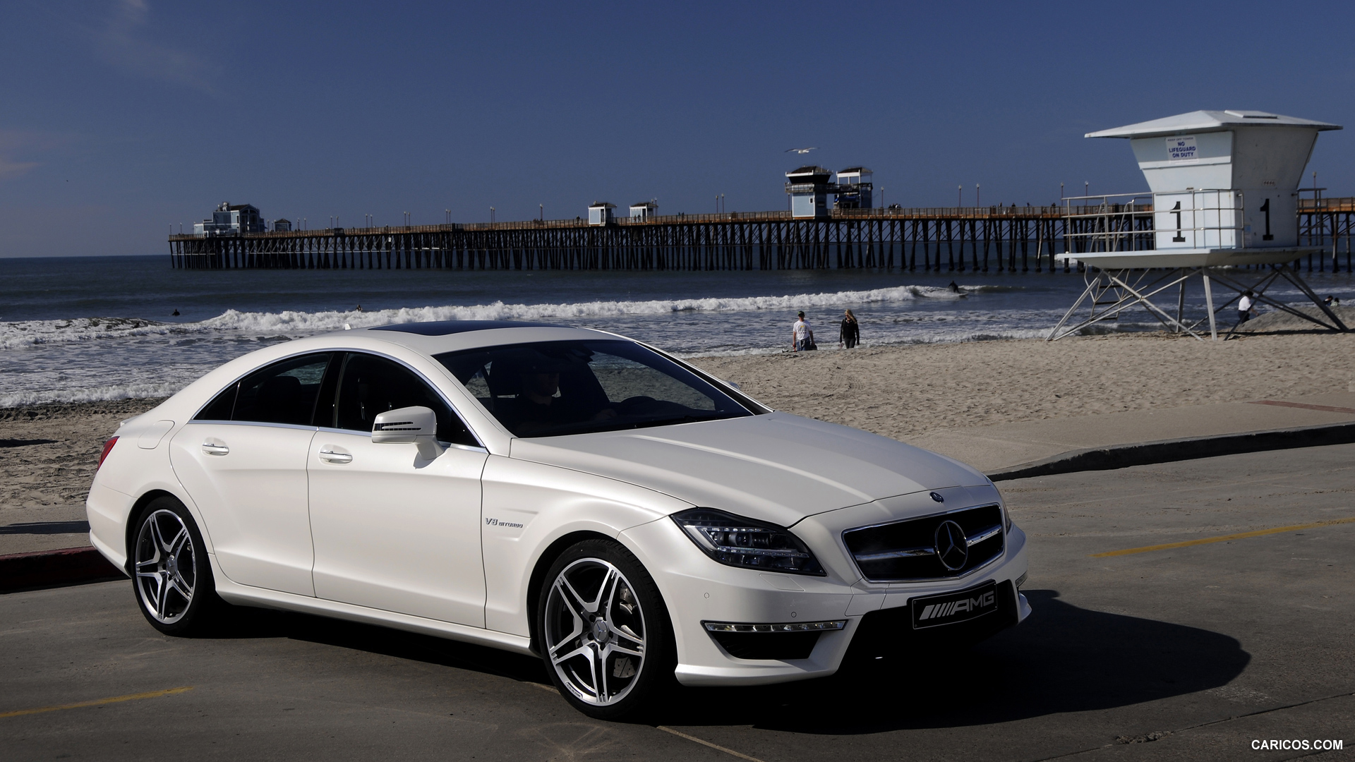 Mercedes-Benz CLS63 AMG (2012) US-Version - Diamond White - Side, #17 of 100