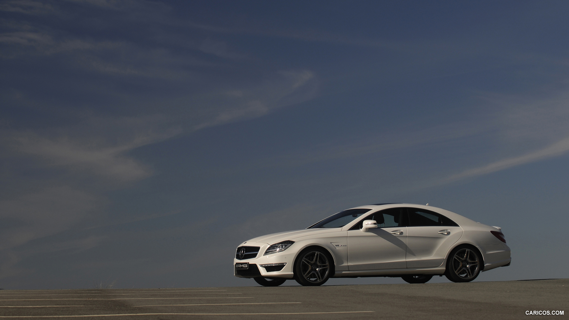 Mercedes-Benz CLS63 AMG (2012) US-Version - Diamond White - Side, #22 of 100