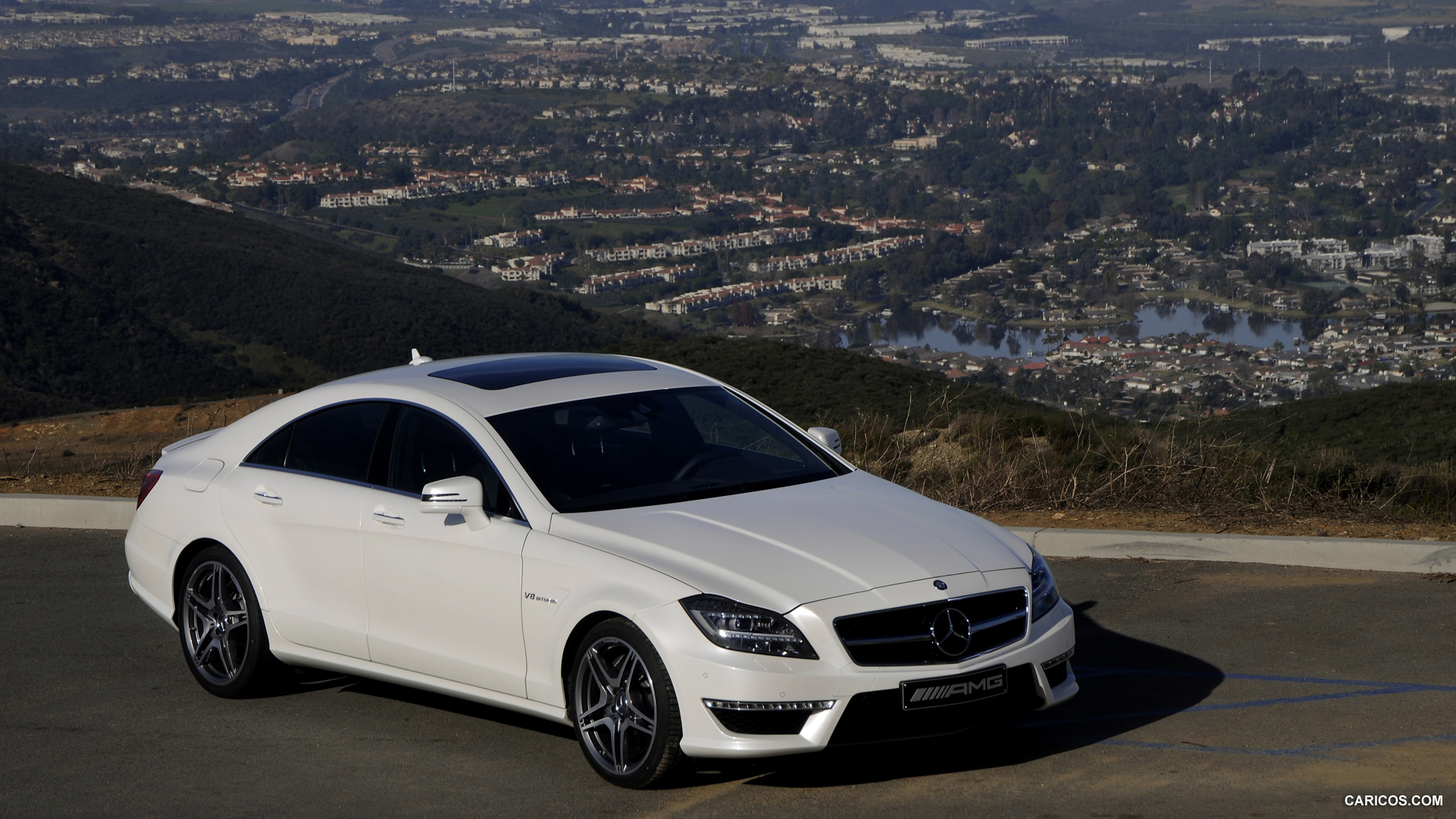 Mercedes-Benz CLS63 AMG (2012) US-Version - Diamond White - Side, #27 of 100