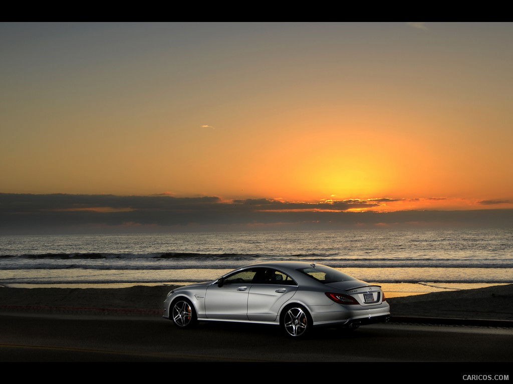 Mercedes-Benz CLS63 AMG (2012) US-Version - Iridium Silver - Side