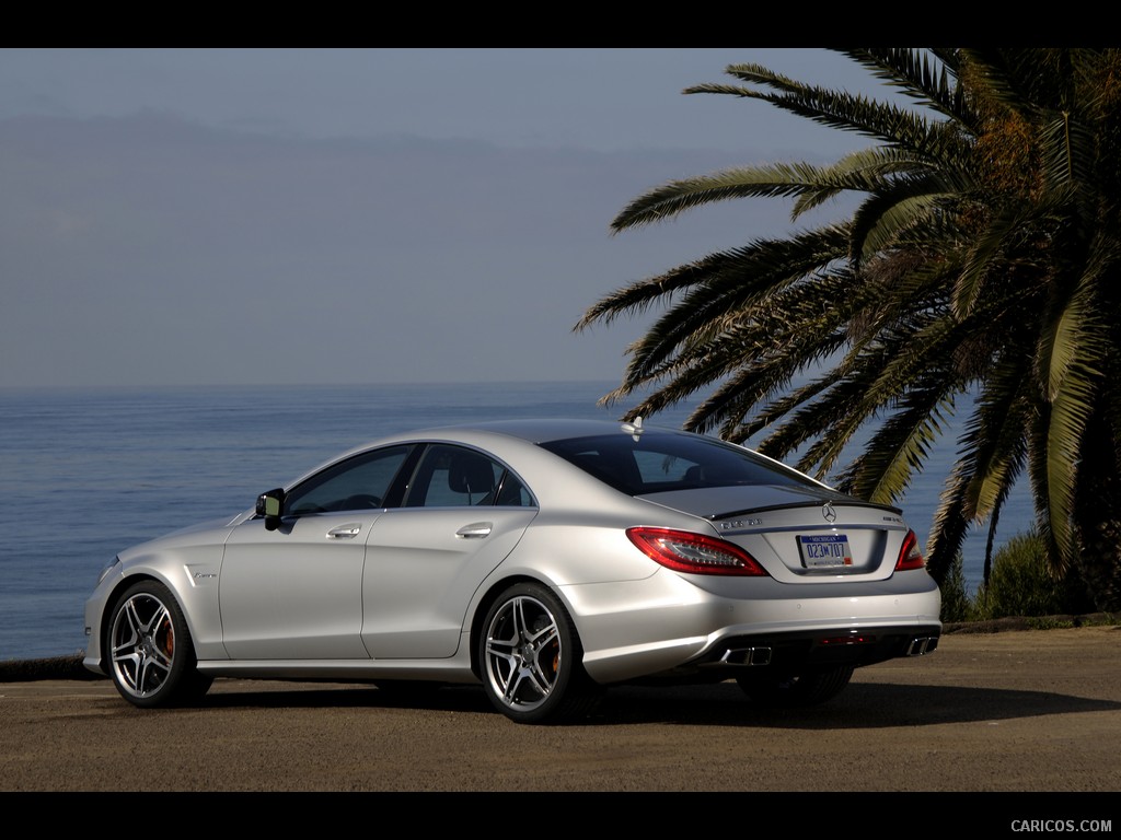 Mercedes-Benz CLS63 AMG (2012) US-Version - Iridium Silver - Side