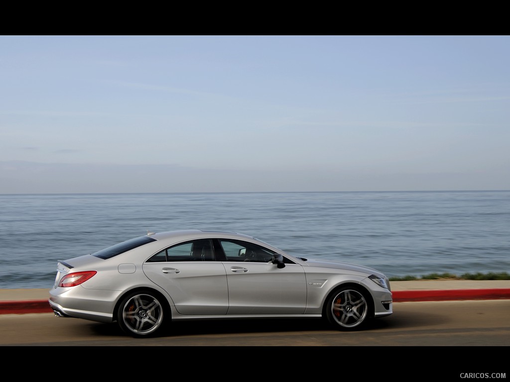 Mercedes-Benz CLS63 AMG (2012) US-Version - Iridium Silver - Side