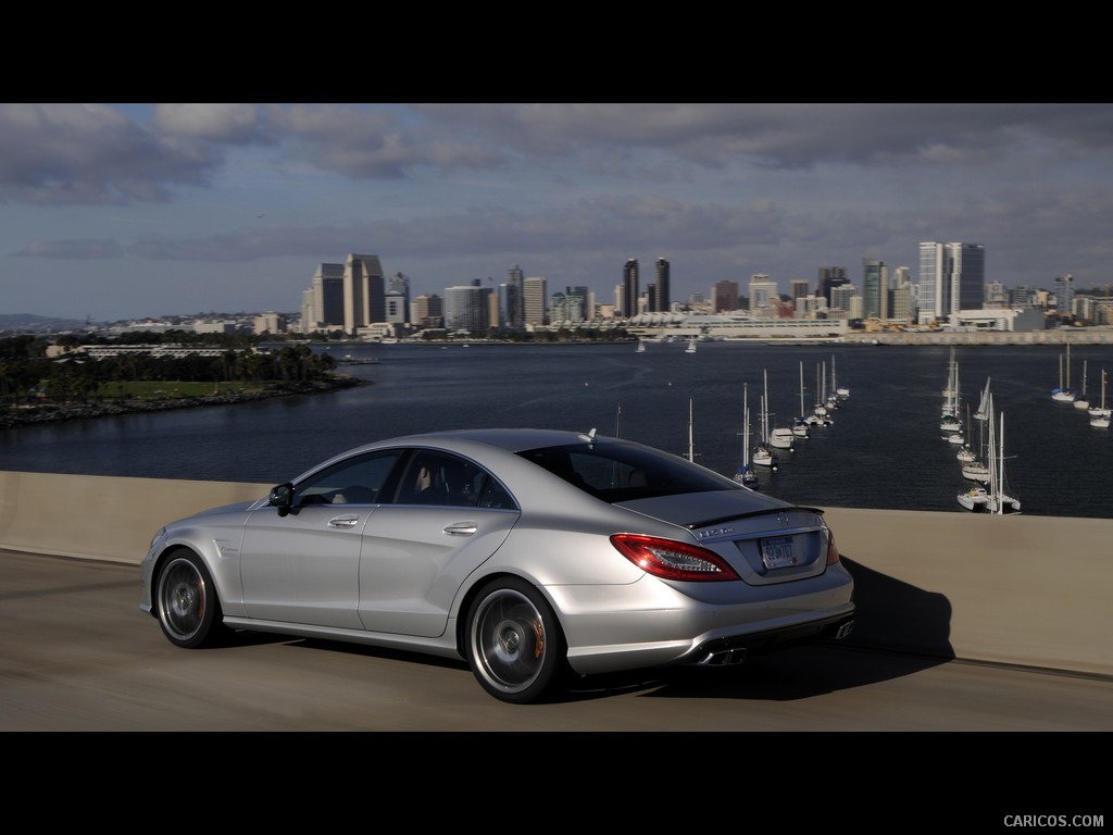 Mercedes-Benz CLS63 AMG (2012) US-Version - Iridium Silver - Side