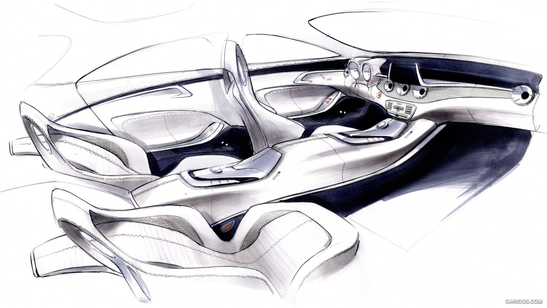 Mercedes-Benz Concept Style Coupe (2012)  - Design Sketch, #33 of 35