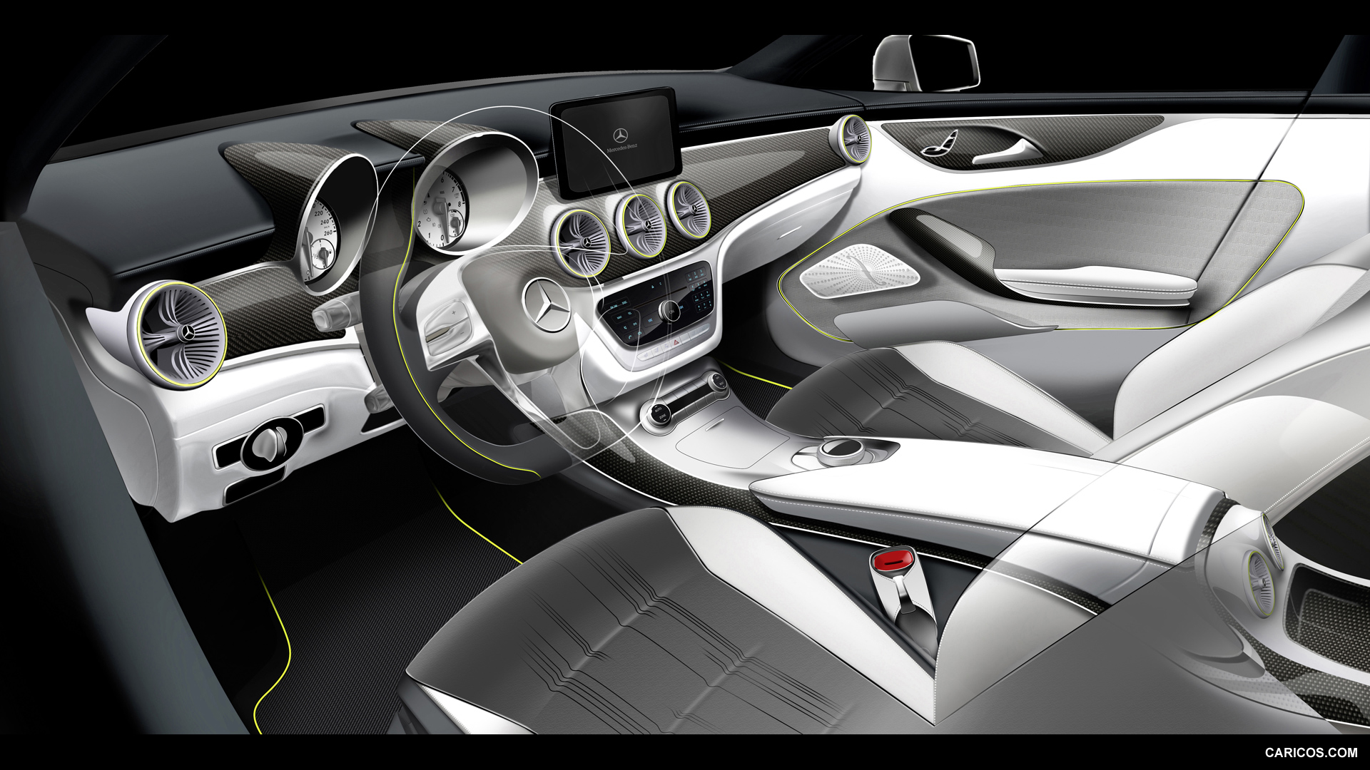 Mercedes-Benz Concept Style Coupe (2012) Interior Ghost - , #34 of 35