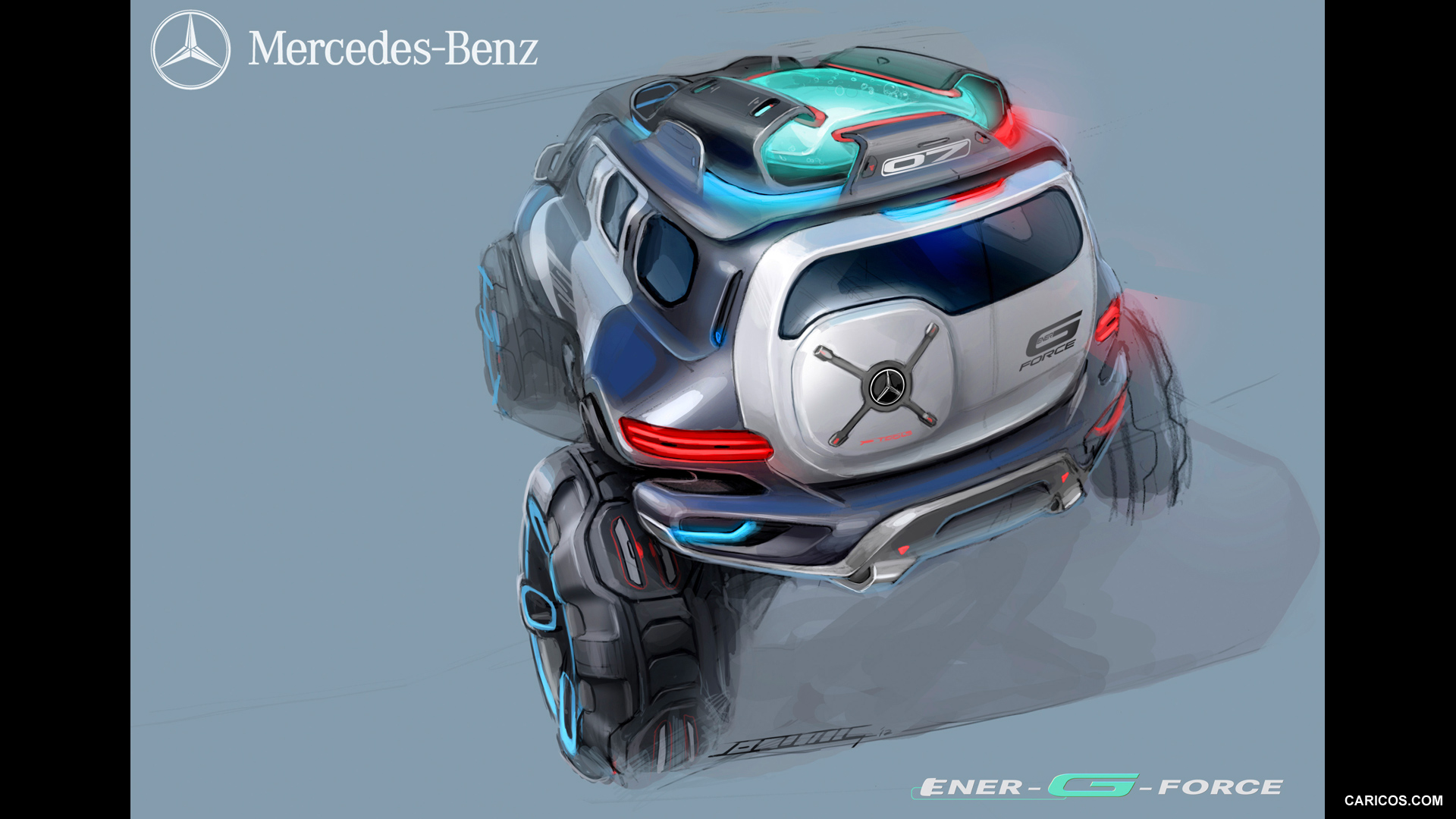 Mercedes-Benz Ener-G-Force Concept (2012)  - Design Sketch, #20 of 21
