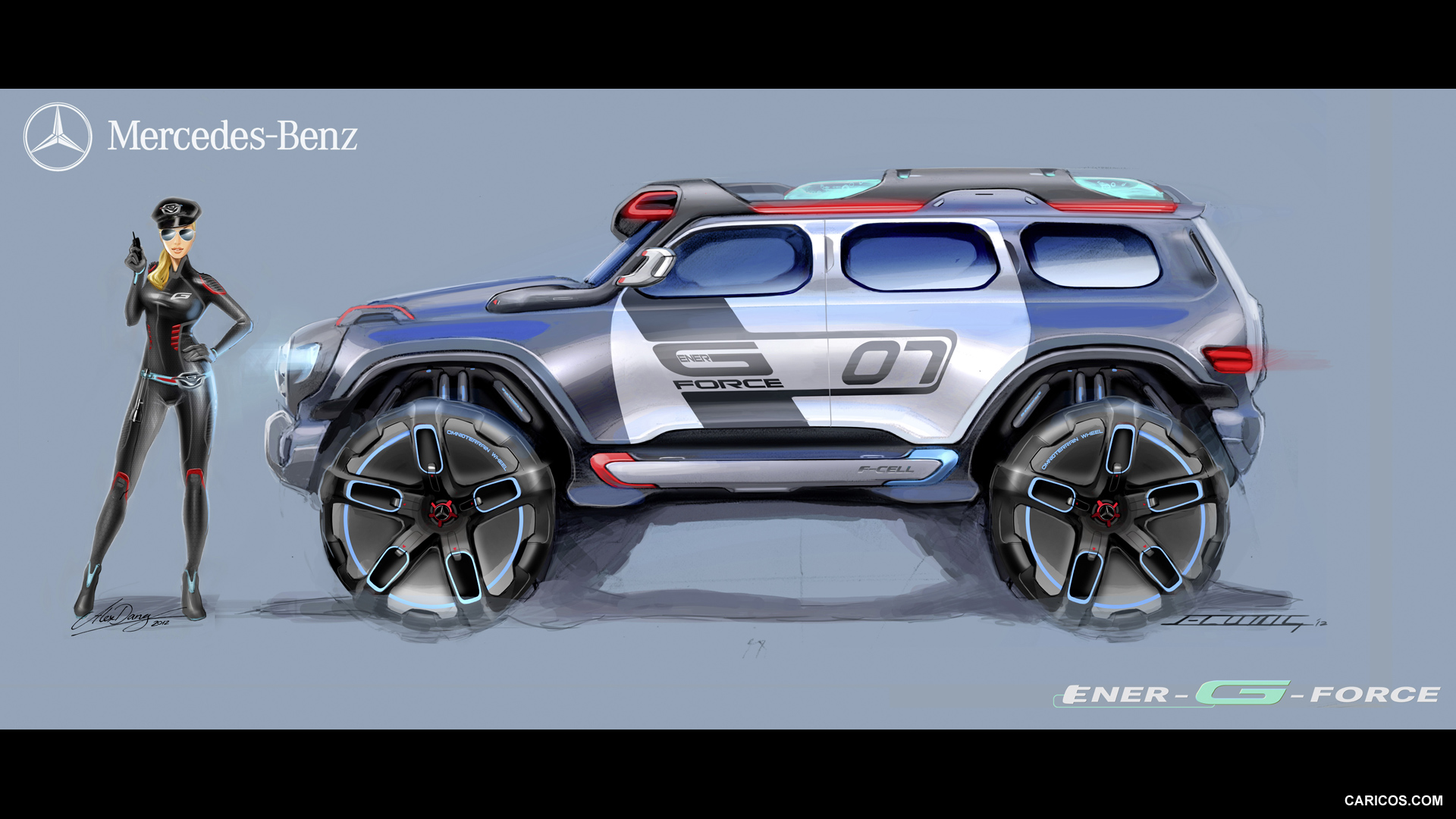 Mercedes-Benz Ener-G-Force Concept (2012)  - Design Sketch, #21 of 21