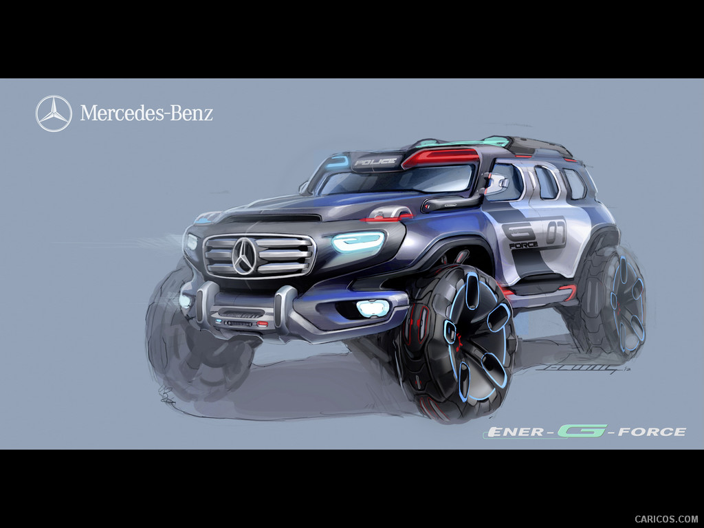 Mercedes-Benz Ener-G-Force Concept (2012)  - Design Sketch