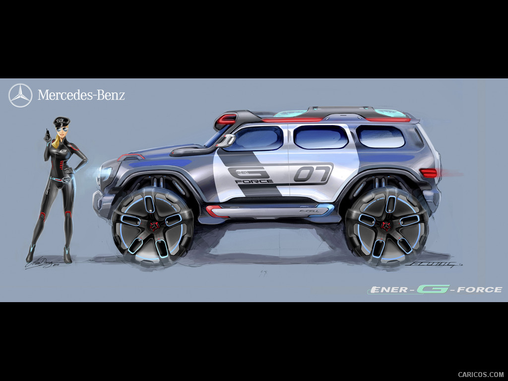 Mercedes-Benz Ener-G-Force Concept (2012)  - Design Sketch