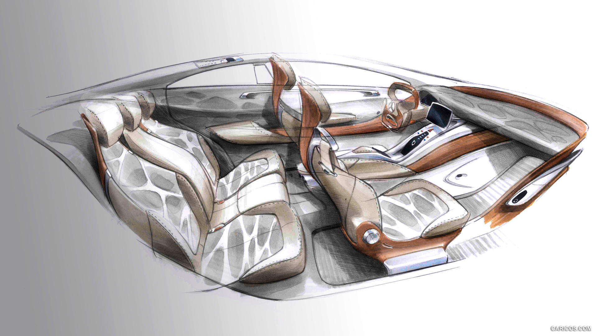 Mercedes-Benz F800 Style Concept (2010)  - Design Sketch, #79 of 120