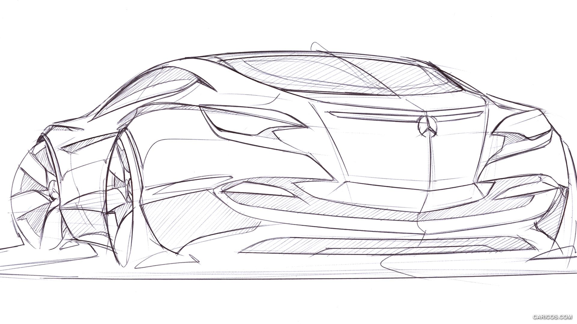 Mercedes-Benz F800 Style Concept (2010)  - Design Sketch, #80 of 120