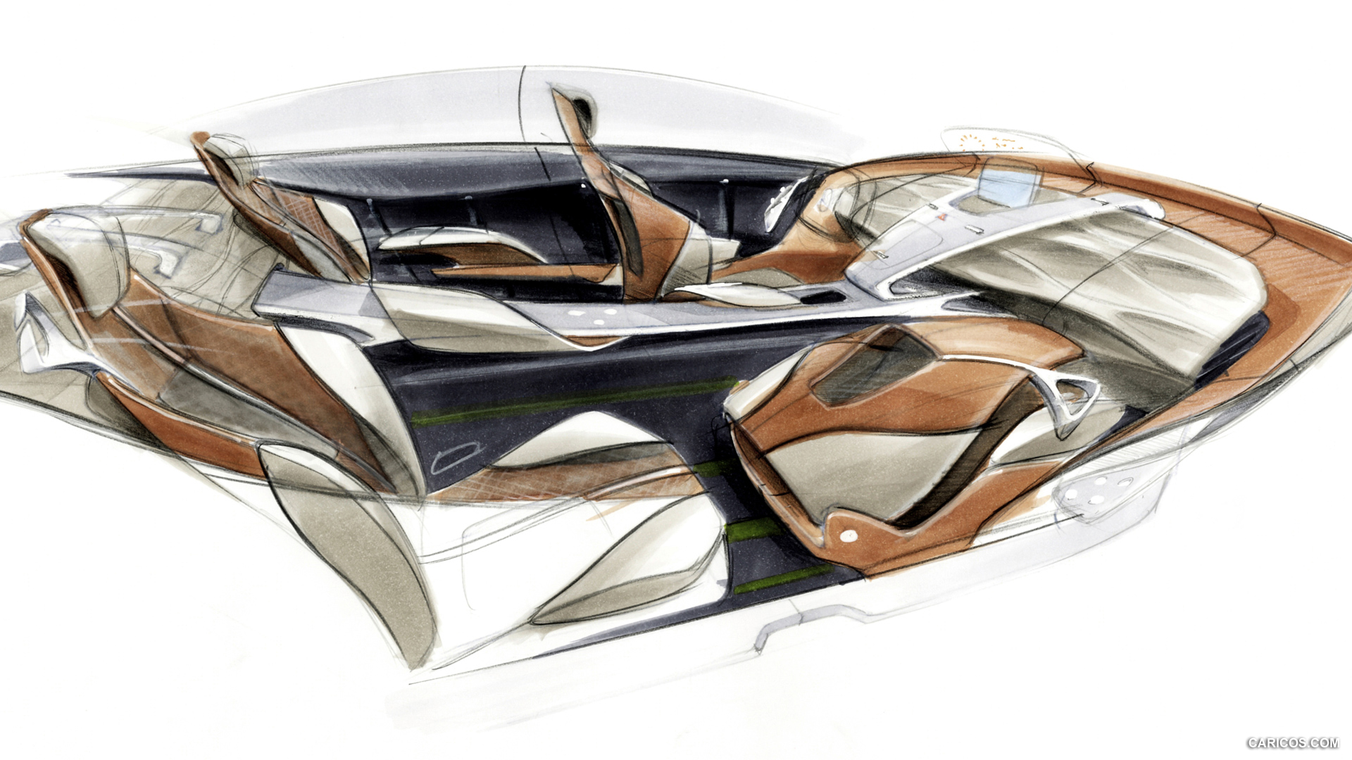 Mercedes-Benz F800 Style Concept (2010)  - Design Sketch, #116 of 120