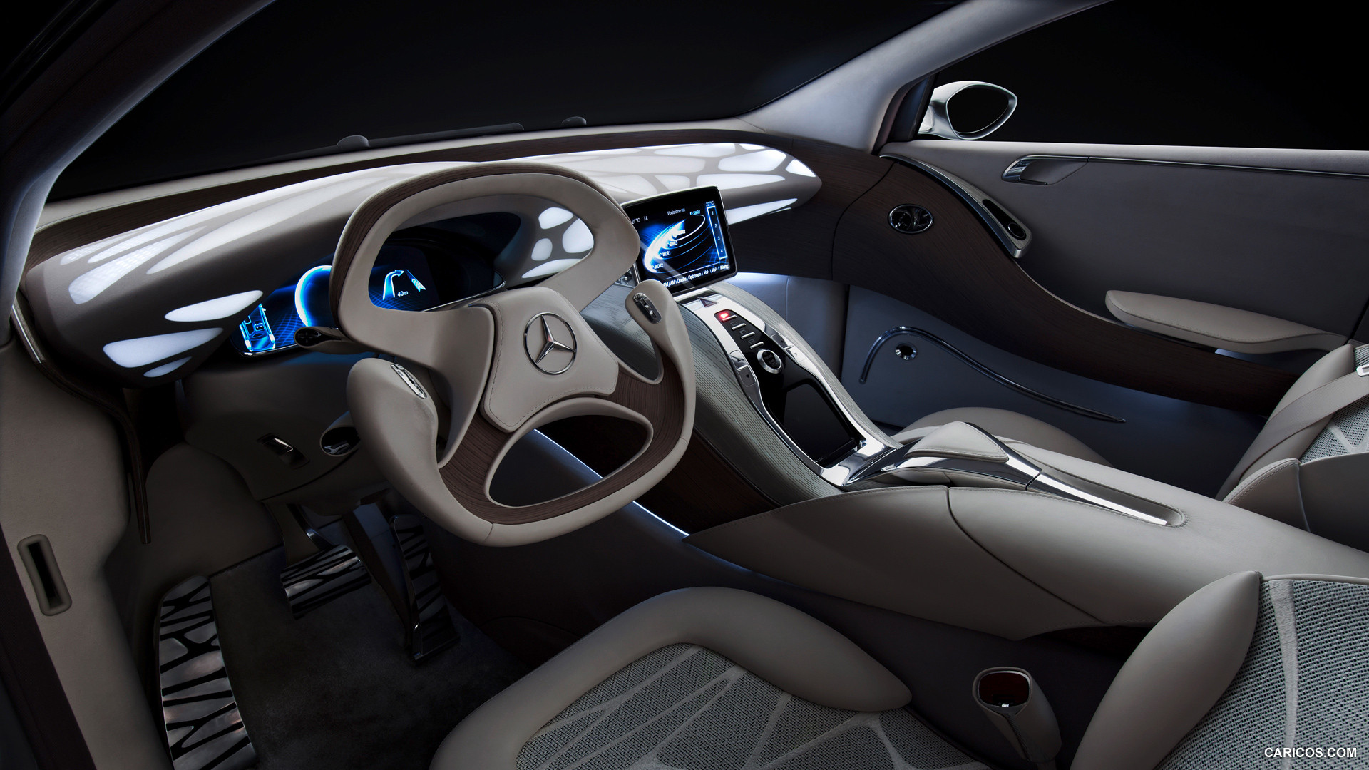 Mercedes-Benz F800 Style Concept (2010)  - Interior, Front Seats, #42 of 120
