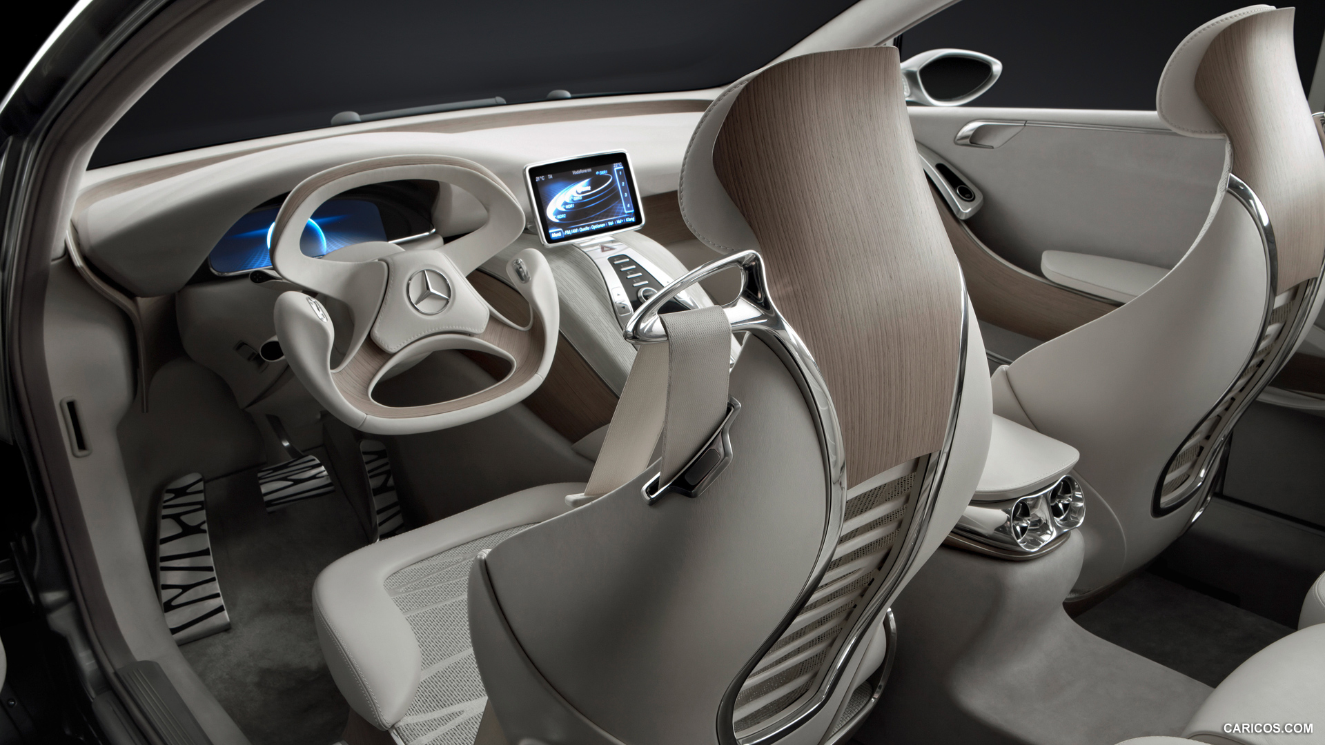 Mercedes-Benz F800 Style Concept (2010)  - Interior, Front Seats, #45 of 120