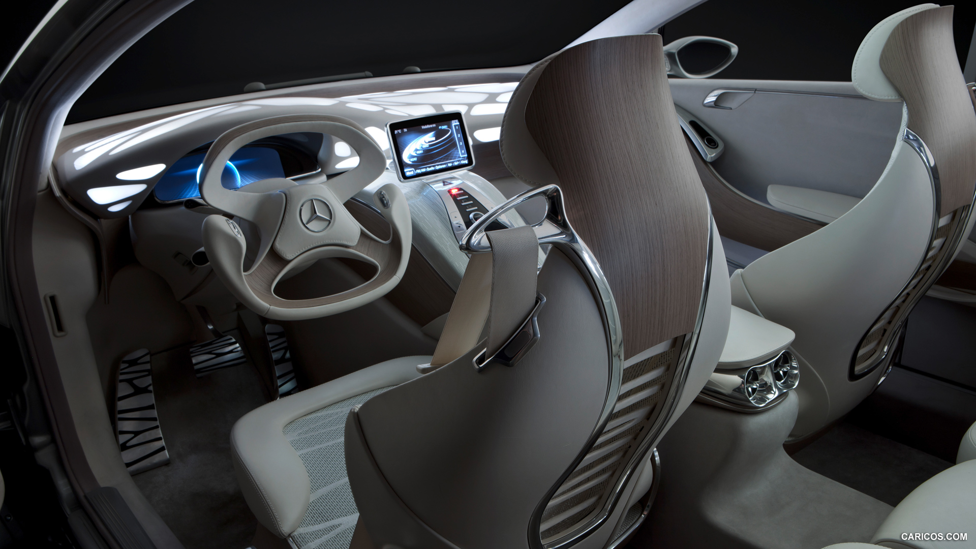 Mercedes-Benz F800 Style Concept (2010)  - Interior, Front Seats, #46 of 120
