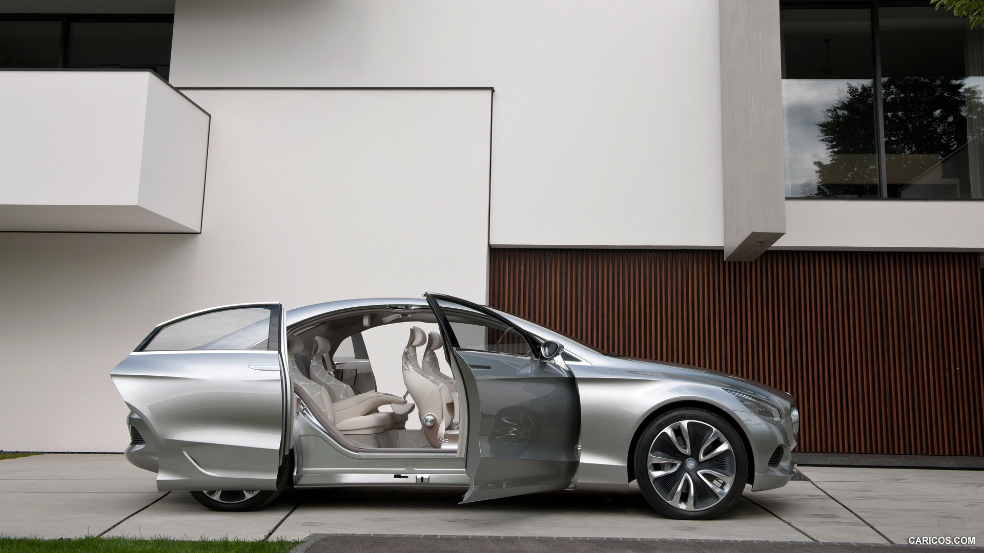 Mercedes-Benz F800 Style Concept (2010) - Doors Open - Side, #32 of 120