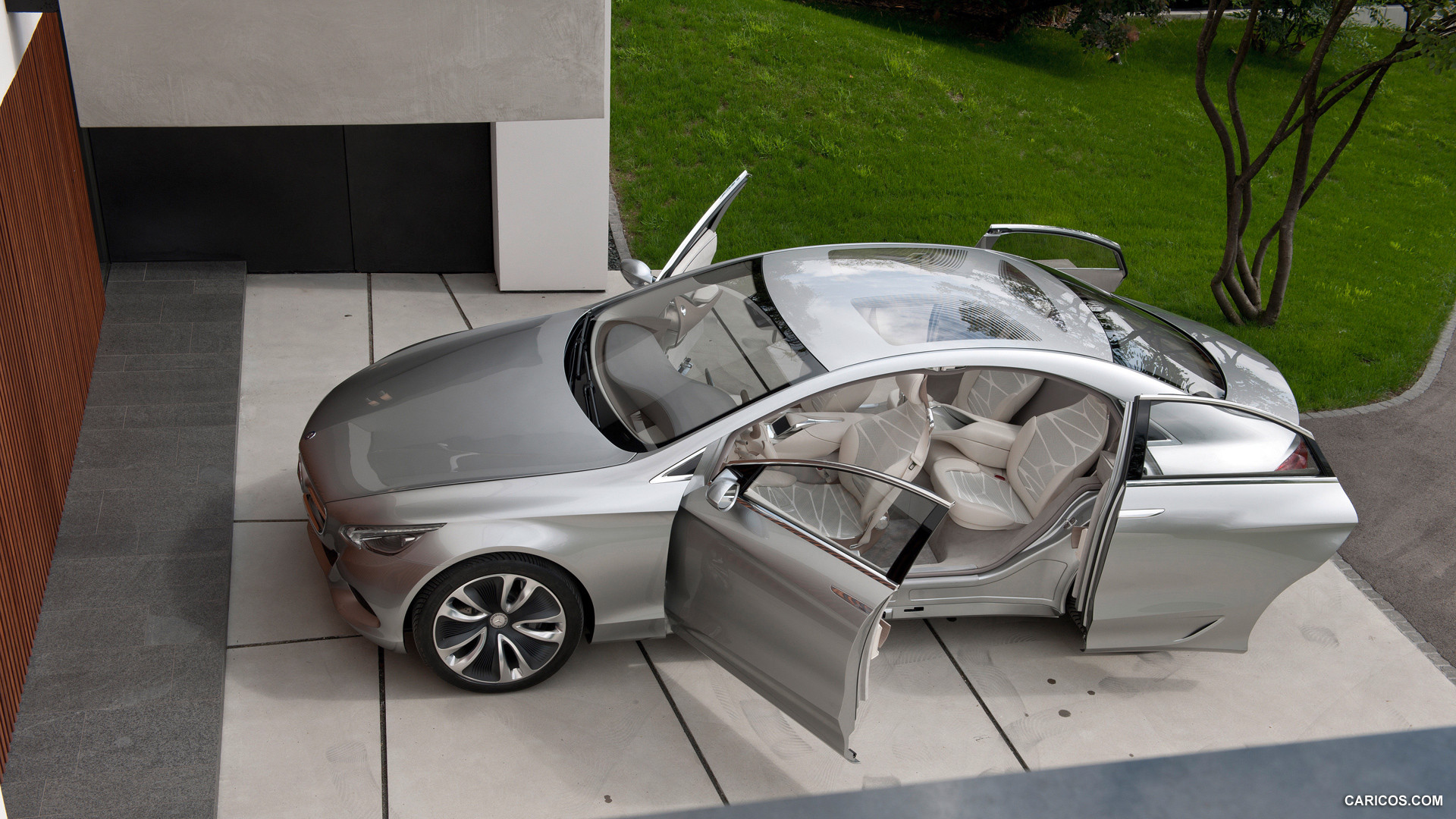 Mercedes-Benz F800 Style Concept (2010) - Doors Open - Top, #17 of 120