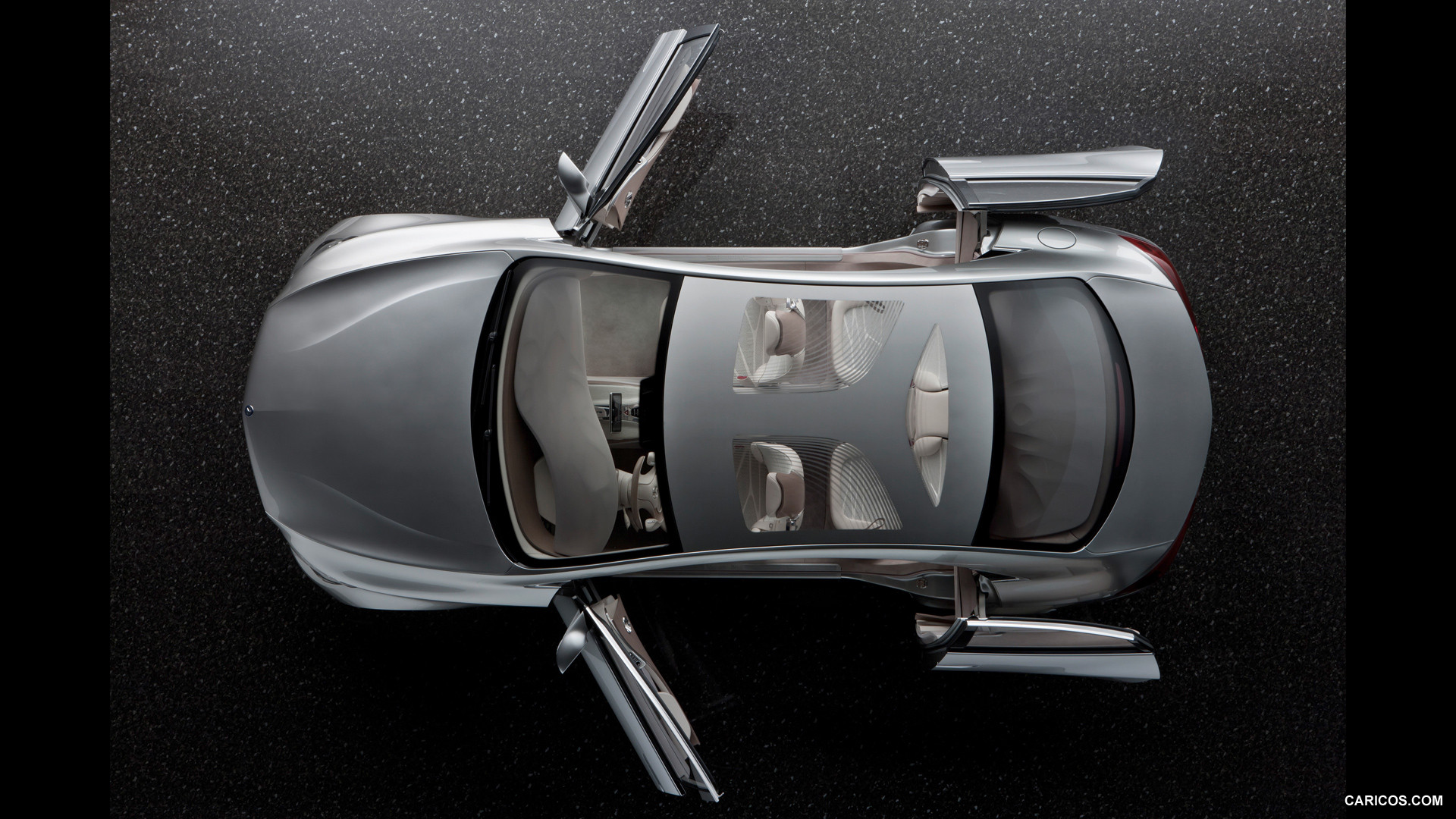 Mercedes-Benz F800 Style Concept (2010) - Doors Open - Top, #69 of 120