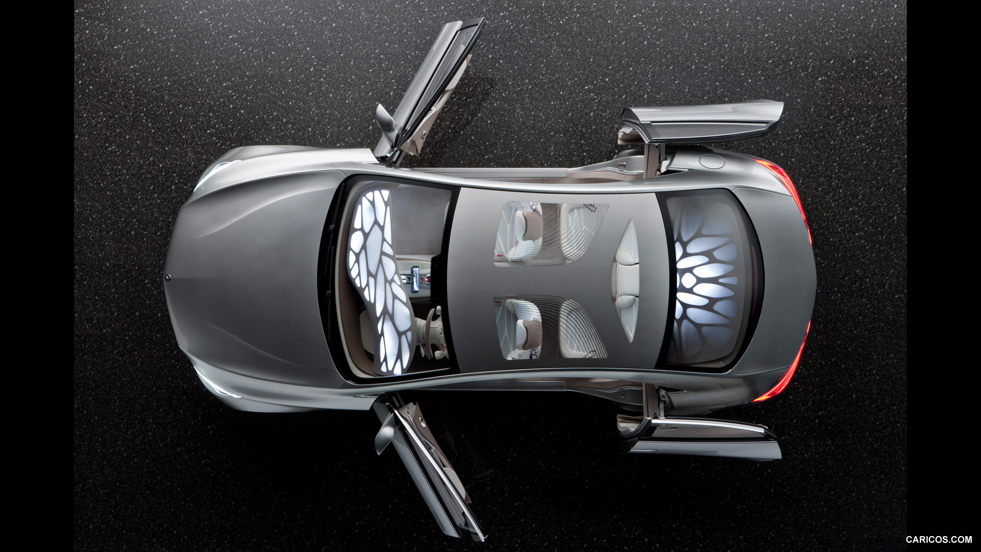 Mercedes-Benz F800 Style Concept (2010) - Doors Open - Top, #71 of 120