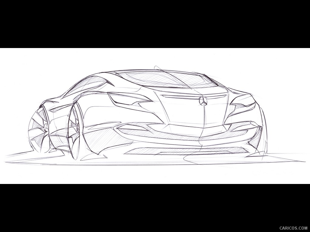 Mercedes-Benz F800 Style Concept (2010)  - Design Sketch