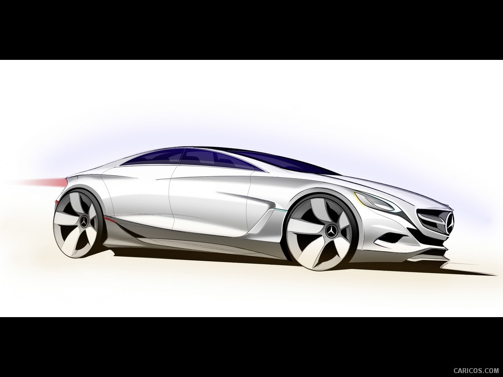 Mercedes-Benz F800 Style Concept (2010)  - Design Sketch