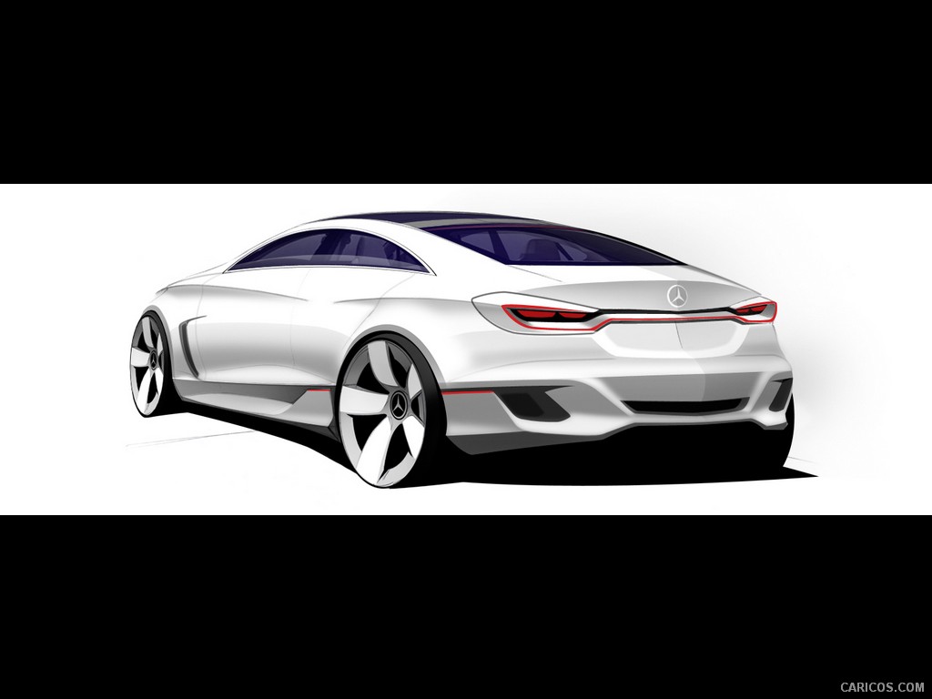 Mercedes-Benz F800 Style Concept (2010)  - Design Sketch