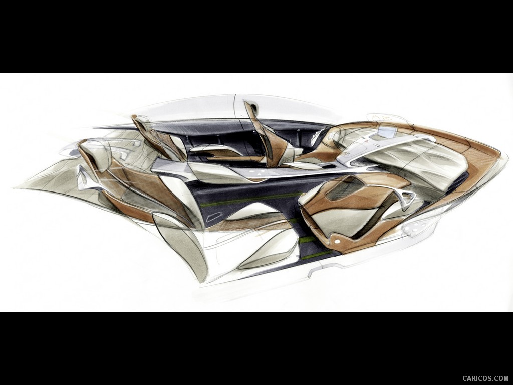 Mercedes-Benz F800 Style Concept (2010)  - Design Sketch