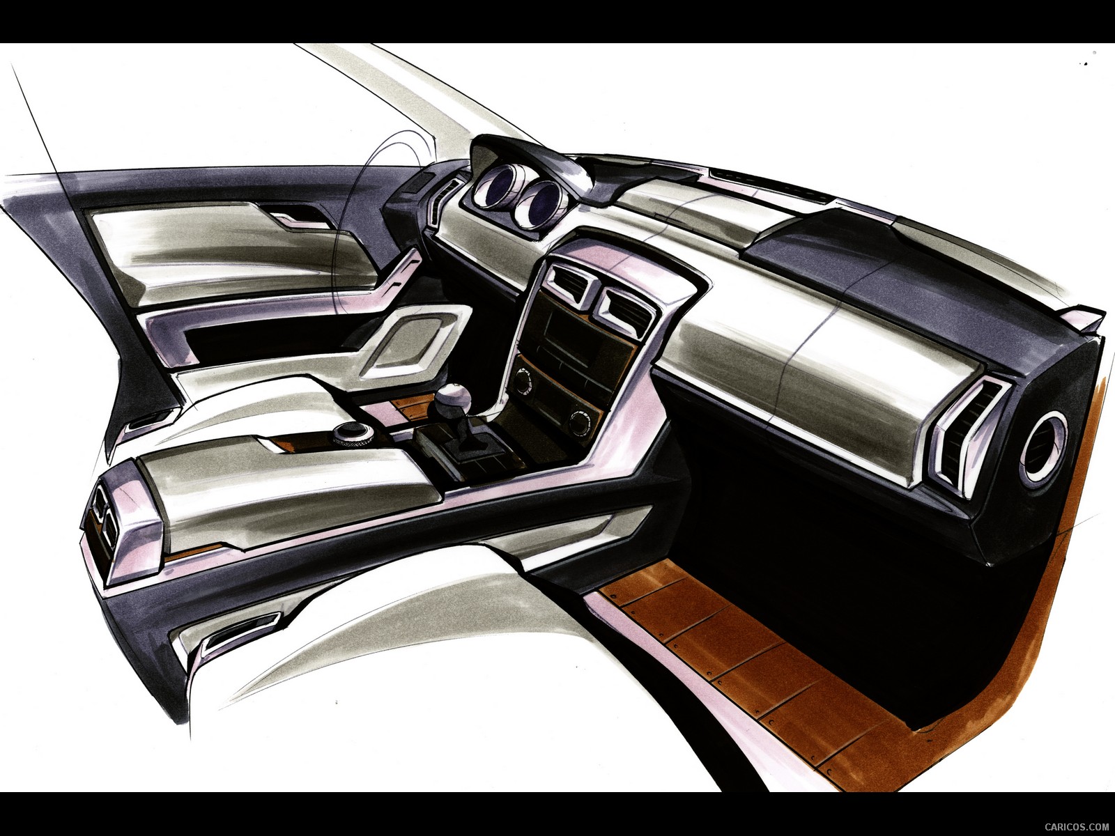 Mercedes-Benz GLK-Class  - Design Sketch, #242 of 351