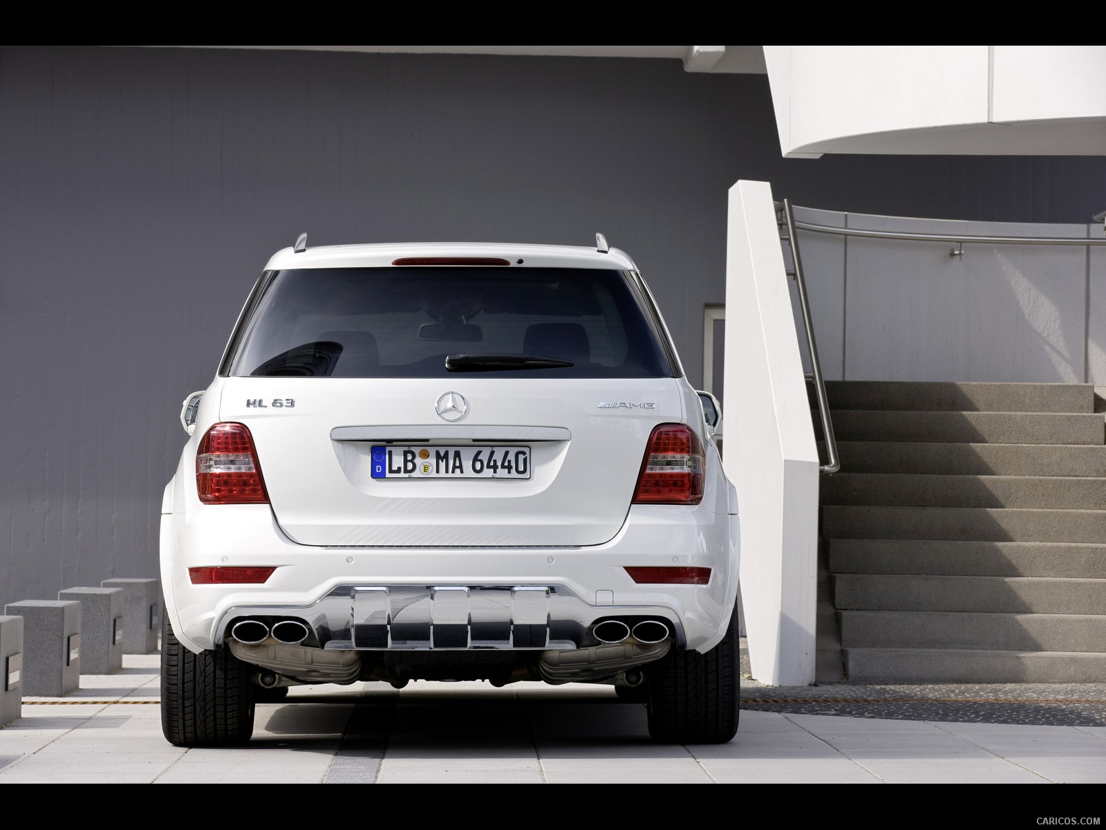 Mercedes-Benz ML 63 AMG  - Rear Angle , #4 of 7