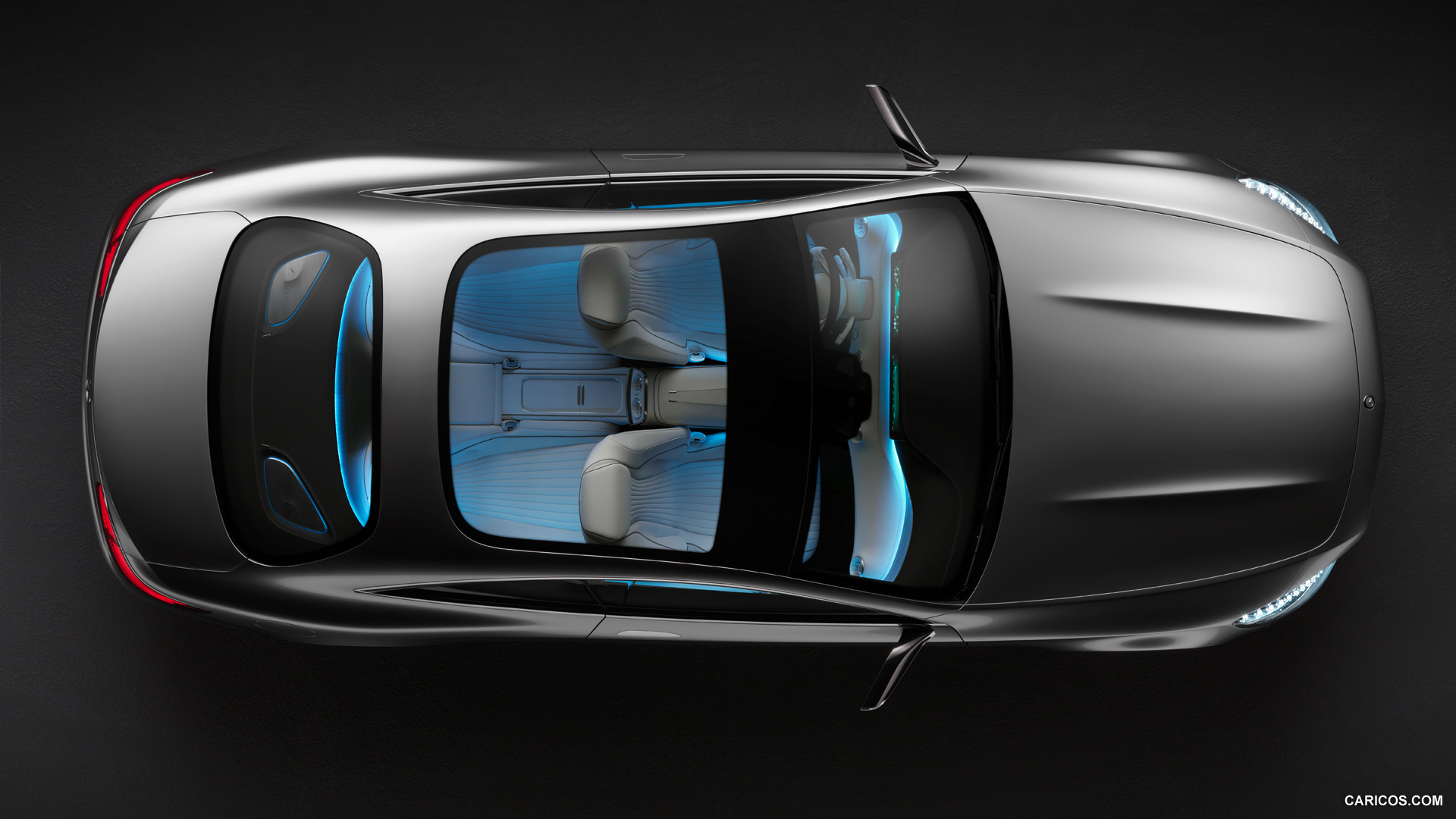Mercedes-Benz S-Class Coupe Concept (2013) Panoramic Roof - Top, #39 of 58