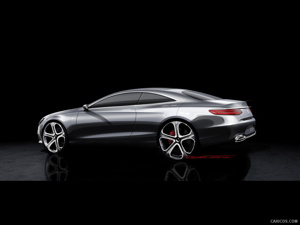 Mercedes-Benz S-Class Coupe Concept (2013)  - Design Sketch