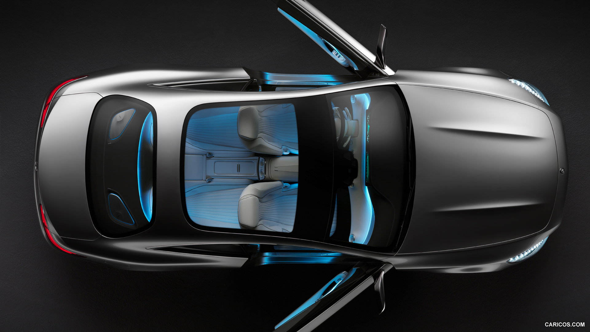 Mercedes-Benz S-Class Coupe Concept (2013) Panoramic Roof - Top, #40 of 58