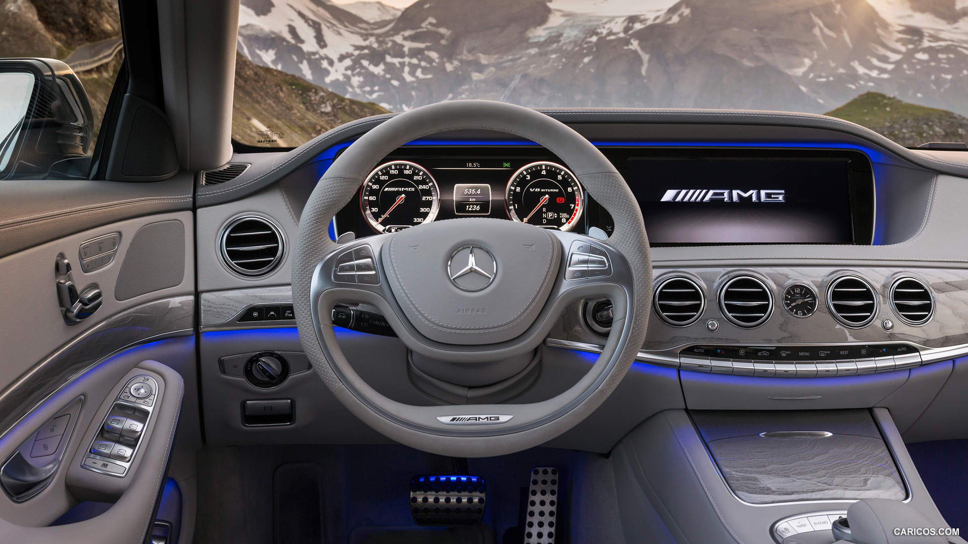 Mercedes-Benz S63 AMG W222 (2014)  - Interior, #37 of 102