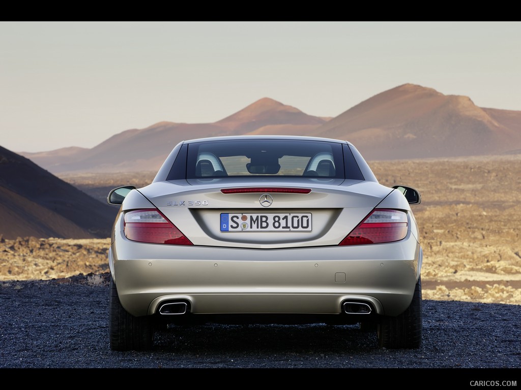 Mercedes-Benz SLK (2012)  - Rear Angle 