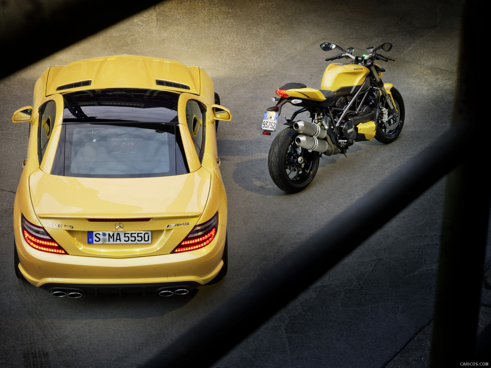 Mercedes-Benz SLK 55 AMG and Ducati Streetfighter 848 - , #39 of 47