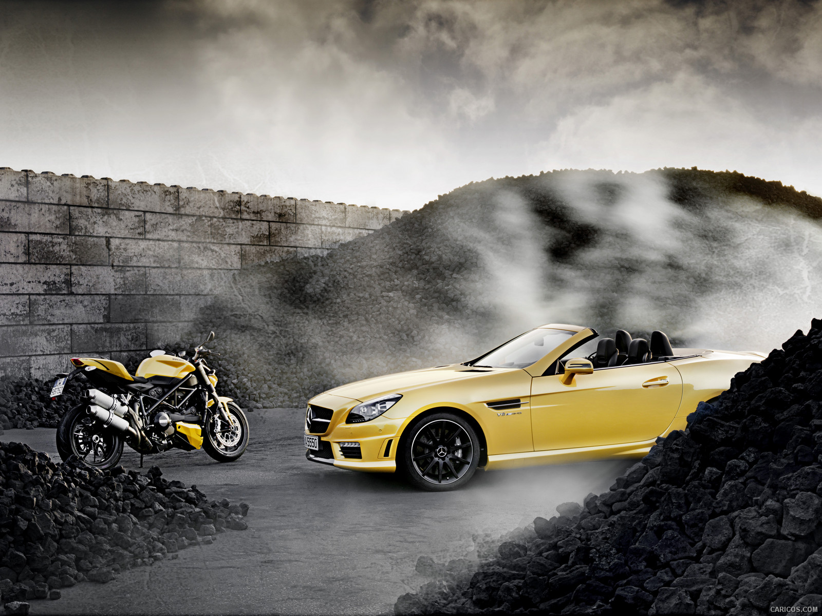 Mercedes-Benz SLK 55 AMG and Ducati Streetfighter 848 - , #42 of 47