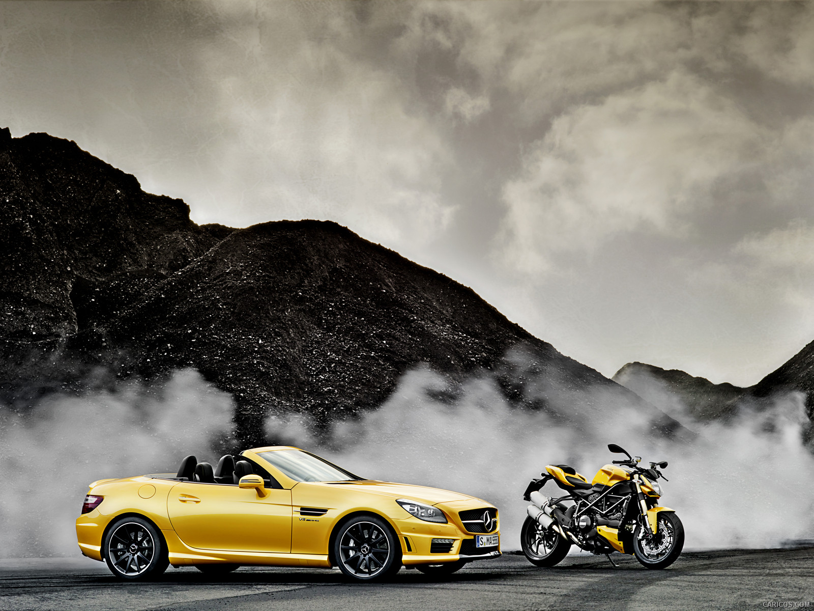 Mercedes-Benz SLK 55 AMG and Ducati Streetfighter 848 - , #43 of 47