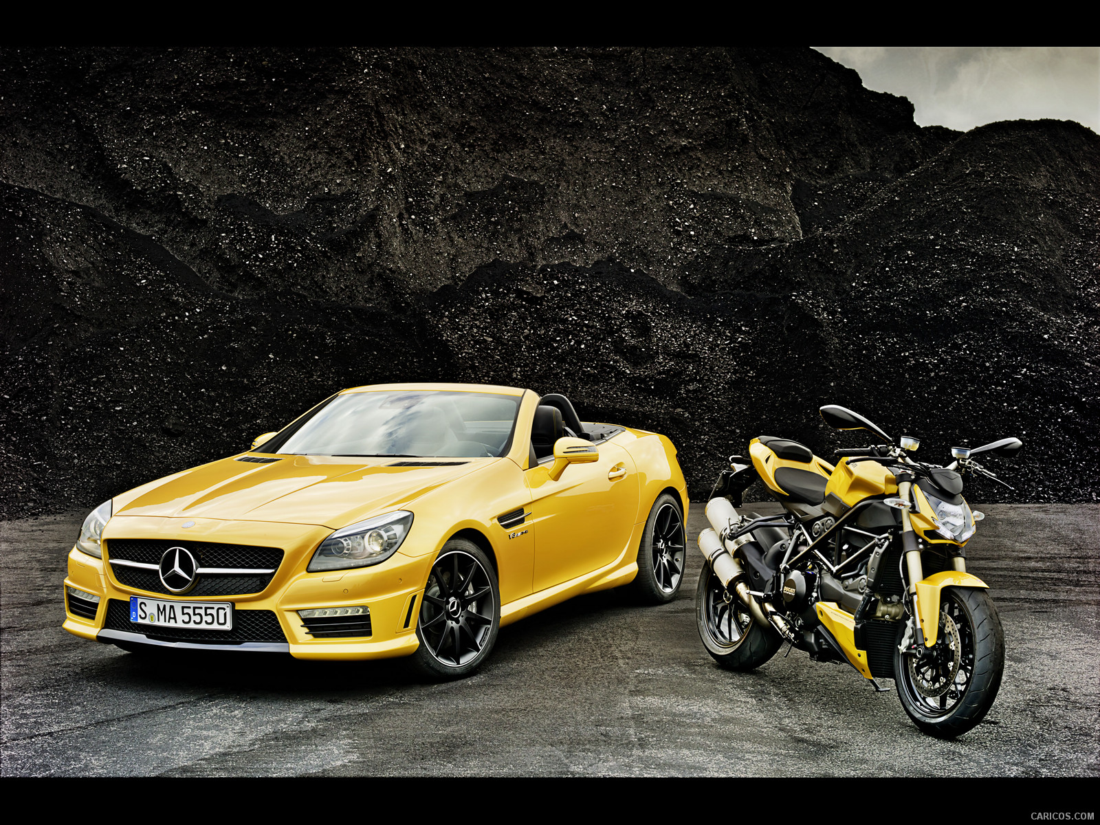 Mercedes-Benz SLK 55 AMG and Ducati Streetfighter 848 - , #44 of 47
