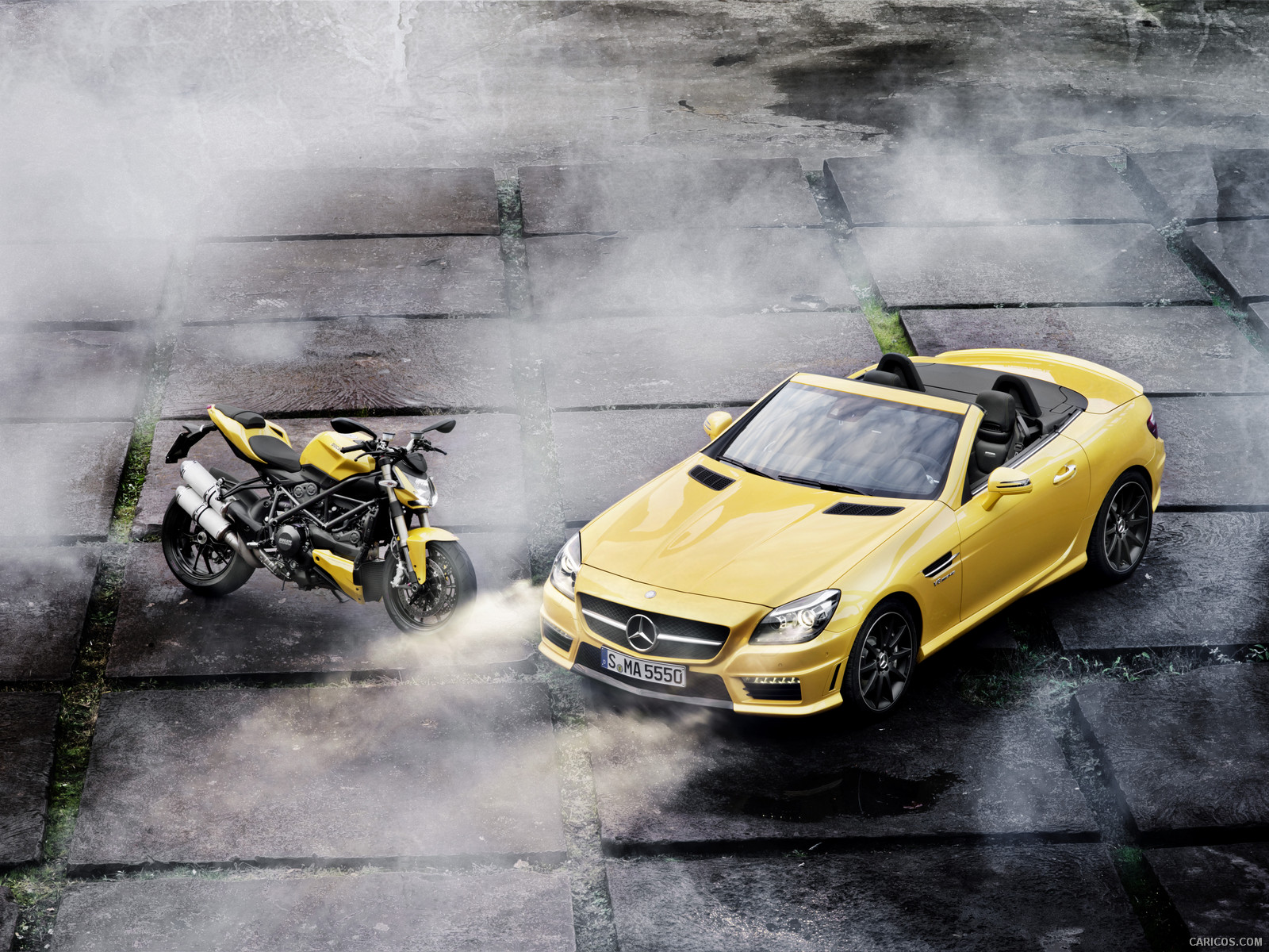 Mercedes-Benz SLK 55 AMG and Ducati Streetfighter 848 - , #45 of 47