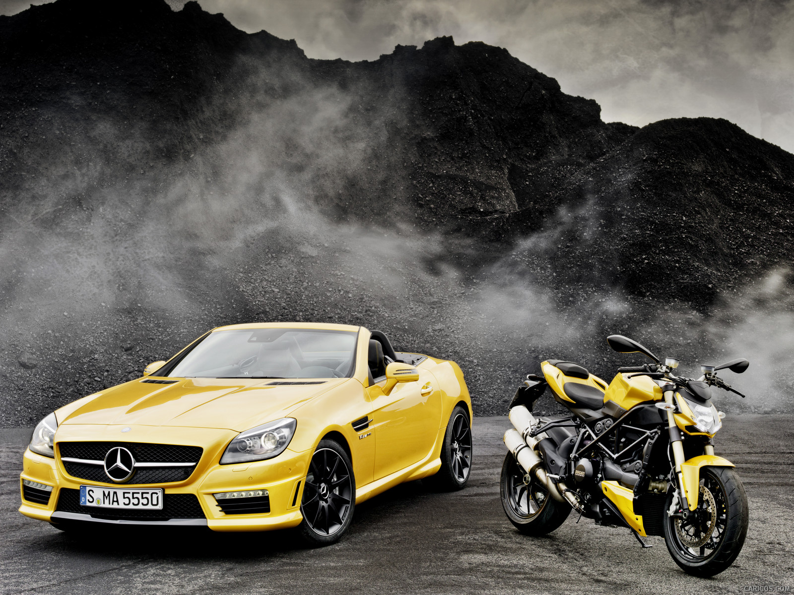 Mercedes-Benz SLK 55 AMG and Ducati Streetfighter 848 - , #47 of 47