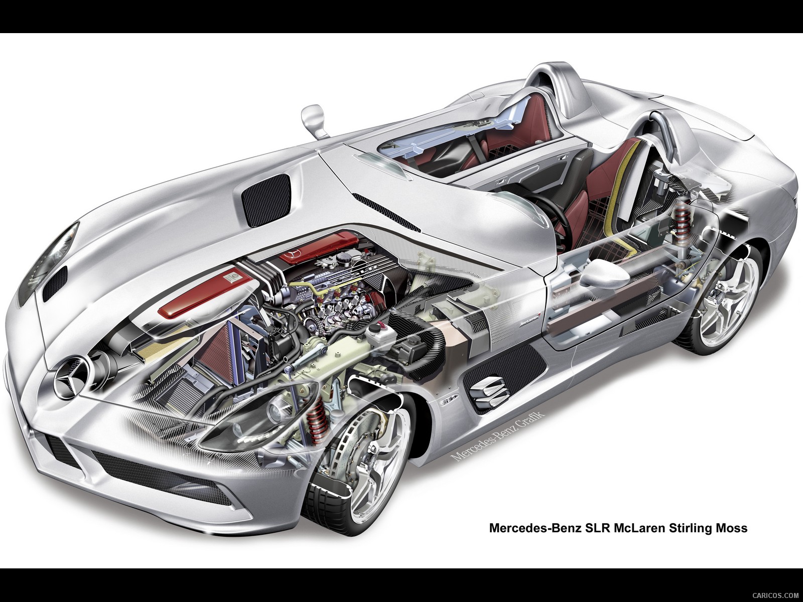 Mercedes-Benz SLR Stirling Moss  - Technical Drawing, #51 of 54